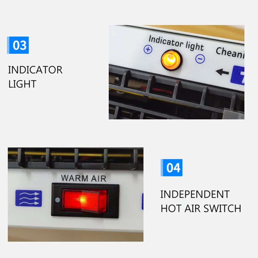 Imagem -04 - Antiestático do Íon de 1.2m Remove o Uso Ionizante Eletrostático do Ventilador de ar da Poeira para a Produção Eletrônica e Médica do Equipamento o fã