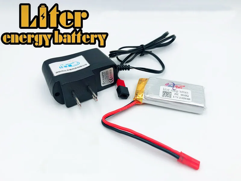 JST 993052 3.7V 1500mAh lipo battery For MJXRC T64 T04 T05 F28 F29 T56 T57 Huanqi 887 RC Aircraft Lipo battery