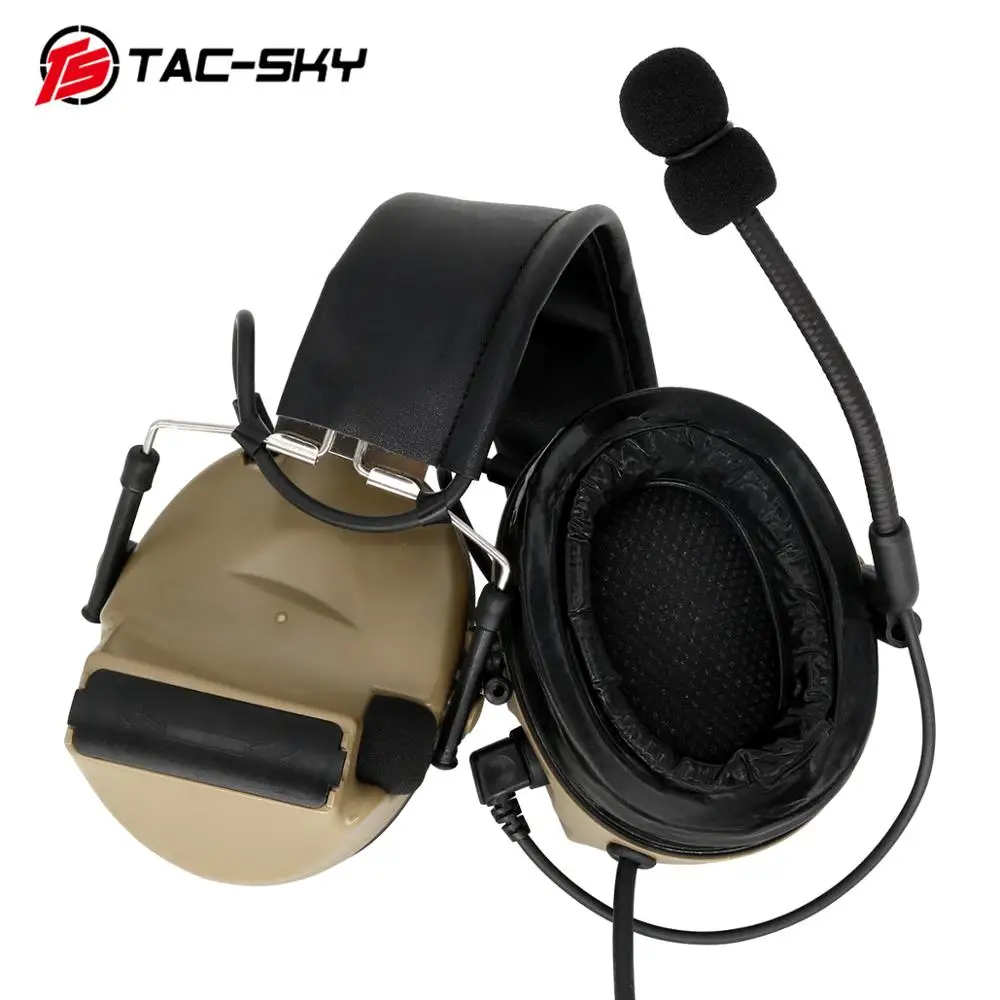 

COMTAC II TAC-SKY COMTAC Comtac ii Silicone Earmuff Version Hunting Noise Reduction Air Gun Military Shooting Tactical Headset