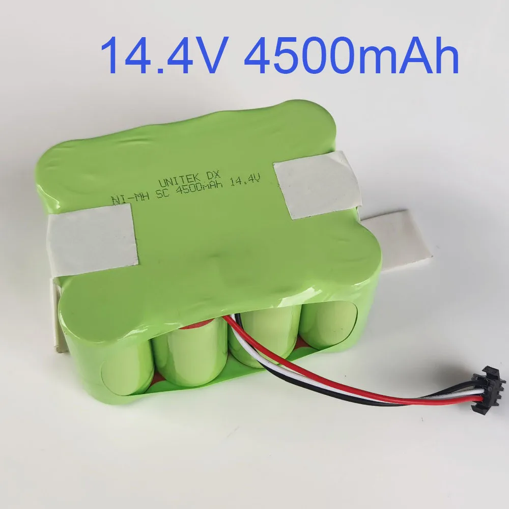 14.4V 4500mAh SC Rechargeable Battery for KV8 XR210 XR510 XR210A XR210B XR510B XR510C Zebot Z520 Fmart R770 Vacuum Cleaner Robot