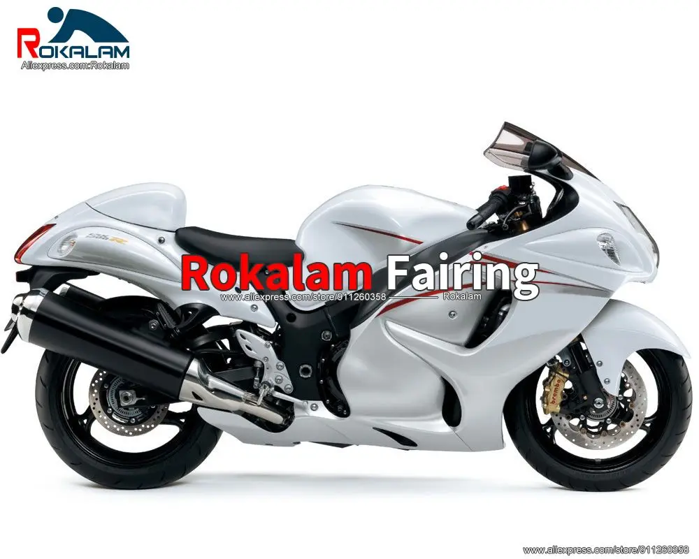 

ABS Fairing Set For Suzuki GSXR1300 2008 2016 Hayabusa 08 16 White Motorcycle Fairing Kit (Injection Molding)