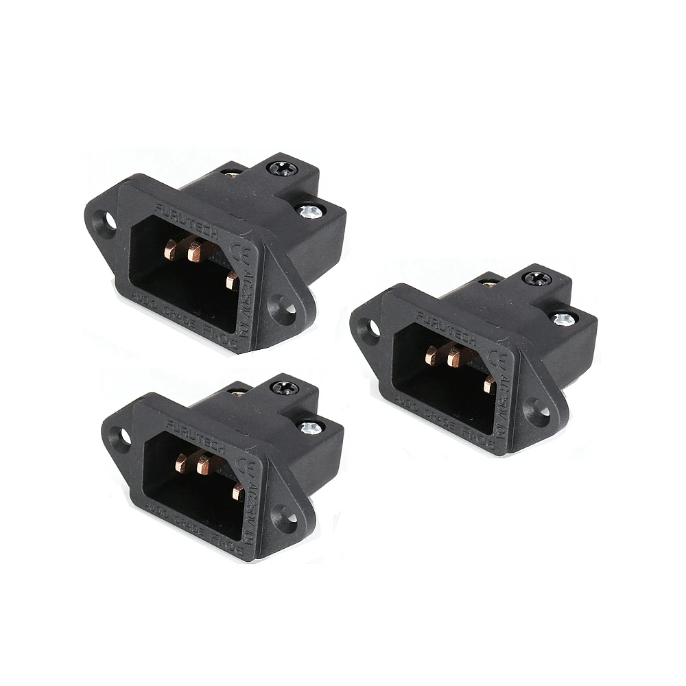 FURUTECH FI-06(G) النحاس النقي IEC مدخل AC المقبس تصفية ايفي مع الطاقة خطة المقبس الأصلي التعبئة مربع MATIHUR 3 قطعة