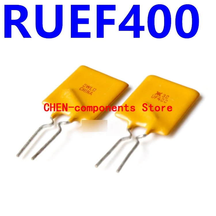 10PCS RUEF400 Self-recovery fuse 4A 30V straight Insert