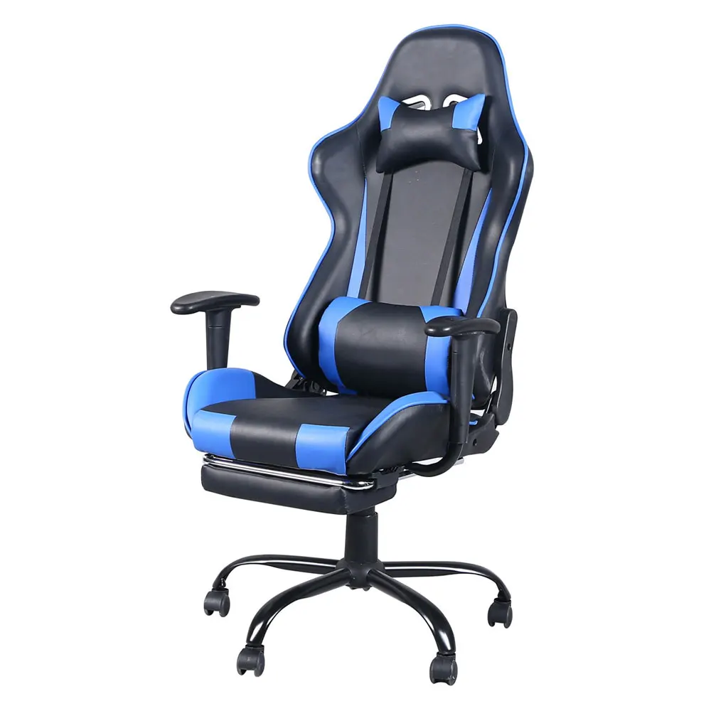 Computer Chair  Gaming Chair Adjustable High Back Swivel Chair Racing Gaming Chair Office Chair Study Chair with Footrest Tier