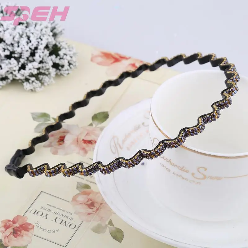 Self produced and sold Korean new hair accessories women's diamond hair hoop women's wedding accessories fashion Headband