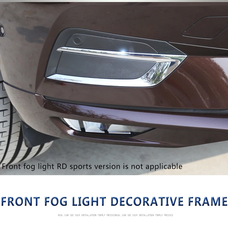 Chrom-Dekoration für Volvo XC60 2018-2026, dekorativer Glanzstreifen für die hintere Stoßstange, Edelstahl-Kofferraum-Zierleiste, Zubehör. – Detail 10