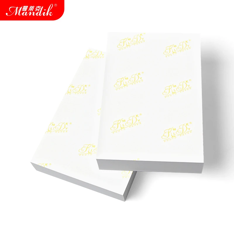 3R 4R 5R 100 Sheets 260g RC Glossy Luster Rough Matte Woves Waterproof Inkjet Printer Photo Paper