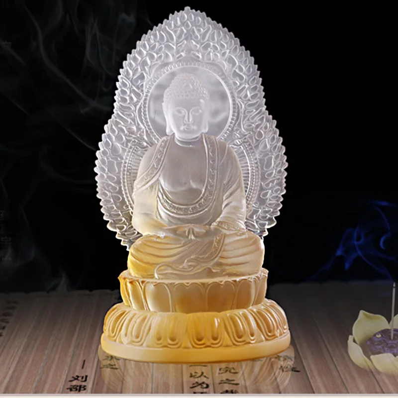 

Buddhist Crafts Ornaments Glass Material Eight Patron Saints Sakyamuni, Manjushri, Zodiac Patron Saints Religious Supplies