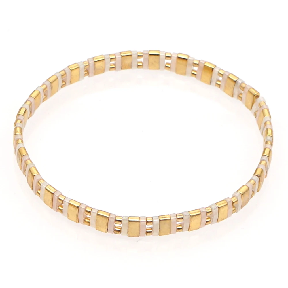Go2boho Bracelet For Women Miyuki Gold Color Tila Beads Bracelets Femme Armband Trendy Jewelry Fashion Pulseras Mujer Accesorios