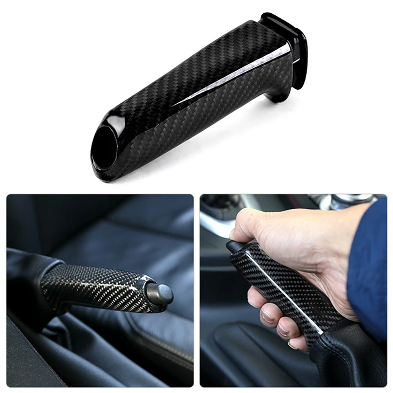 

Car Carbon Fiber Handbrake Set Cover Sticker for BMW X1 1 2 3 4 Series GT M4 G30 F30 F20 F10 E36 E39 E46 E60 E90 X5 E50