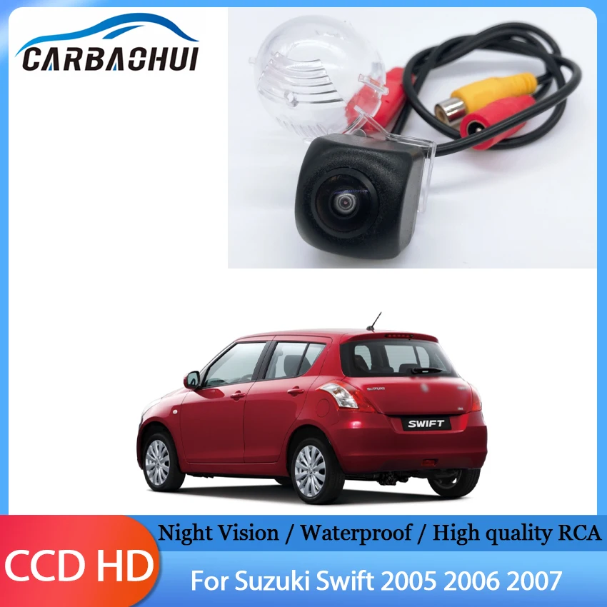 

HD Fisheye Rear View Camera Night Vision High quality RCA Backup Parking Reversing Camera For Suzuki Swift 2005 2006 2007