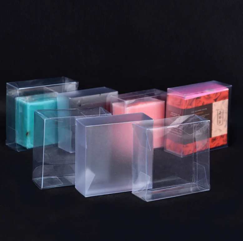 Air Cushion Box Refrigerator Sticker Box Transparent Frosted Gift Box Handmade Soap Plastic Square Pvc/Pet Jewelry Box