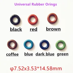 500pieces ASNU08C universal rubber orings 7.52*3.53*14.58mm for fuel injector repair kits For Audi (AY-O2012)