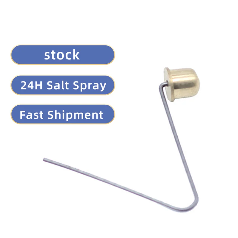

Brass Tent Pole Push V Shaped Button Spring Snap Clip Tube for Locking Round tube clamp