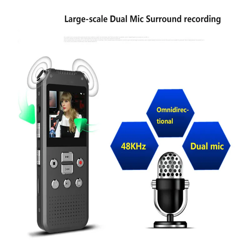 1080P كاميرا صغيرة فيديو رقمي مسجل صوتي كاميرا يمكن حملها بالجسم كشف الحركة كاميرا الهاتف سجل مشغل MP3 المحمولة 128GB