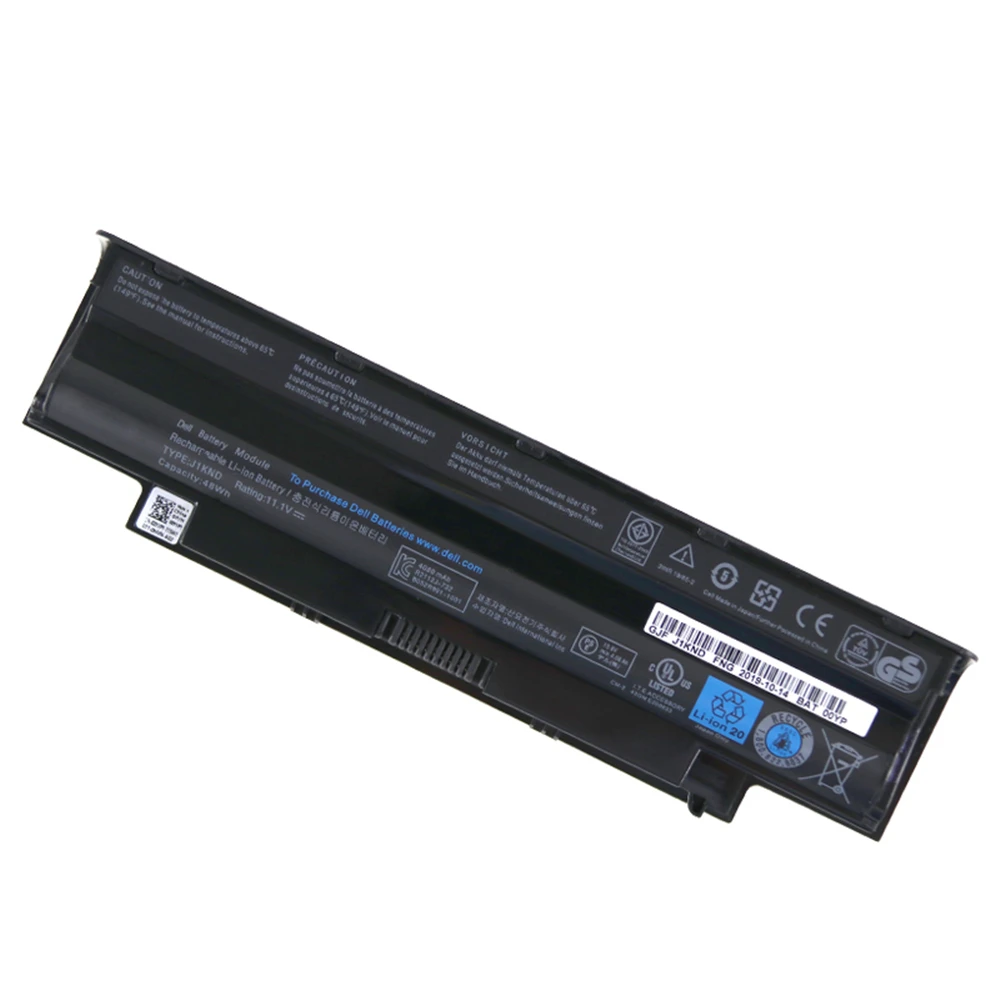 Batterie J1KND authentique pour ordinateur portable, pour DELL Inspiron N4010 N3010 N3110 N4050 N4110 N5010 N5010D N5110 N7010 N7110 M501 M501R M511, nouveau