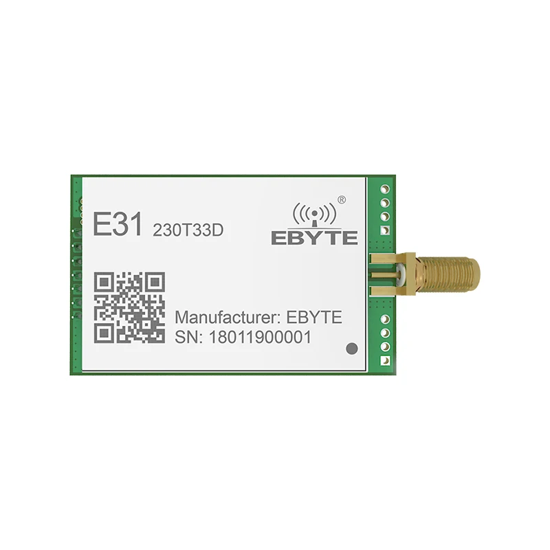 AX5243 230MHz Wireless Module 33dBm 2W Wireless Transceiver UART Small Size 8.0km Long Distance Transmitter Module E31-230T33D