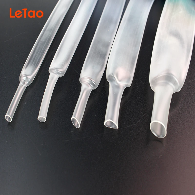 25 Fuß Polyolefin Schrumpfschlauch 38mm (1 1/2 Zoll) – Transparent, 2:1, UL-gelistet Pvc Transparent 2 Mm