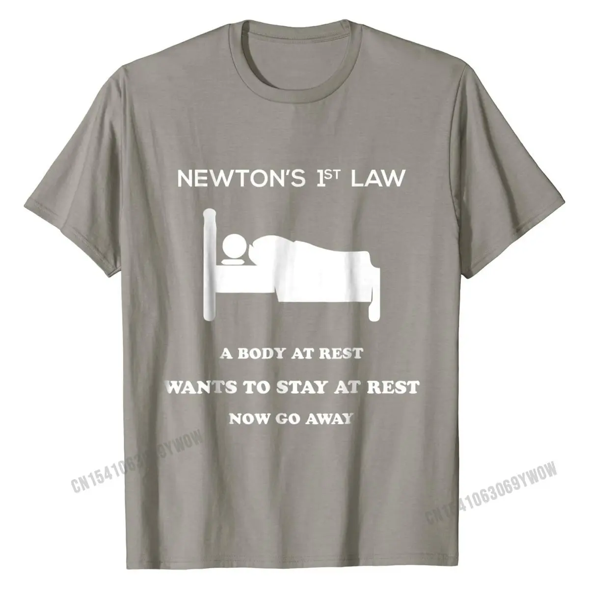 Newtons First Law Now Go Away Funny Birthday Gifts Tshirts Latest Men Tops T Shirt Gift Tshirts Cotton Fashionable