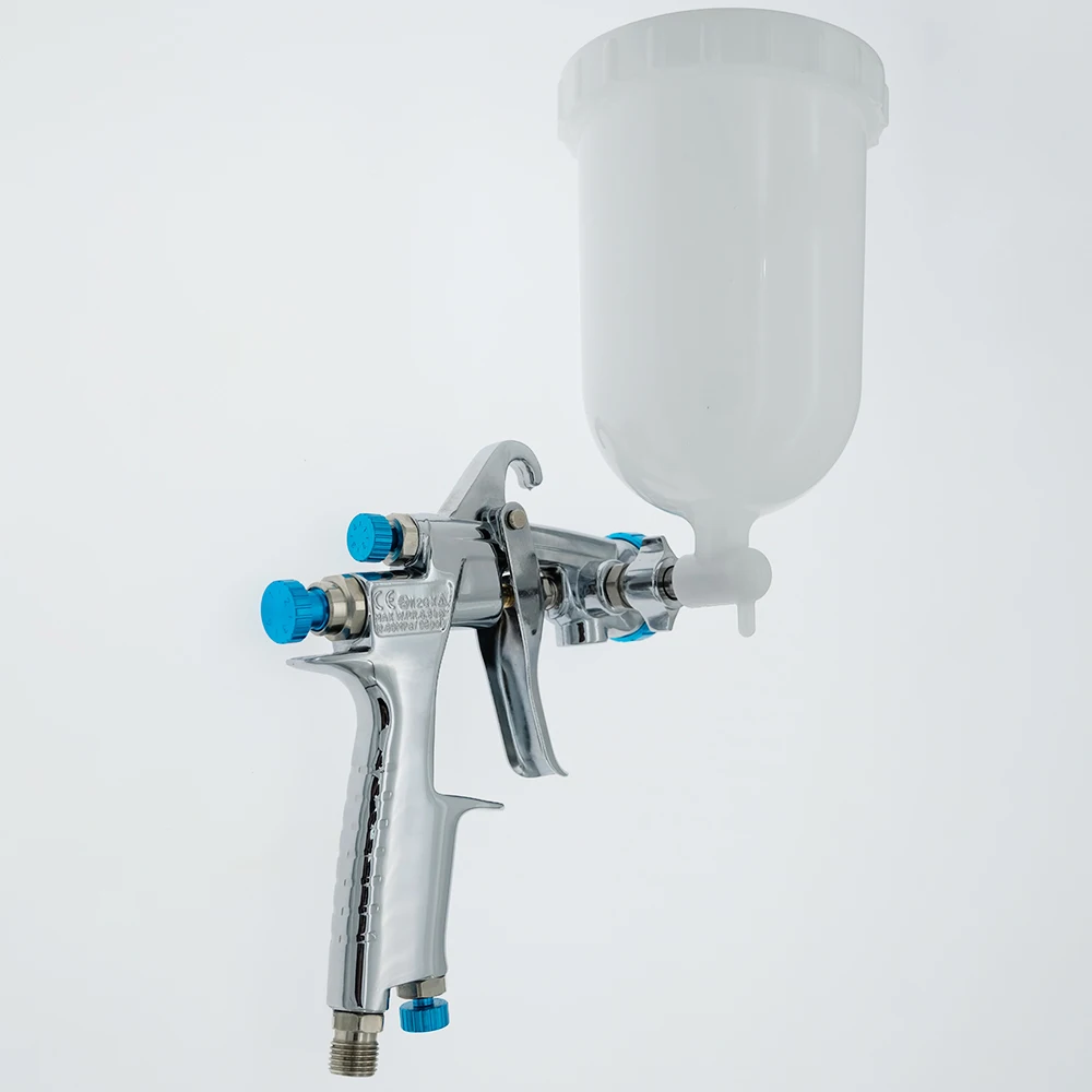 W101 pneumatic HVLP spray gun hand manual spray gun,1.0/1.3/1.5/1.8mm, W-101 paint Sprayer 400CC plastic tank