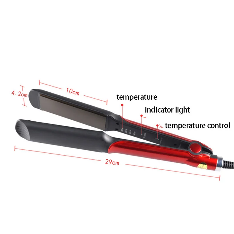 Kemei KM-531 Professional Hair Straightener Titanium Porttable Fashion Style Plate Perm Flat Hair Iron Wet / Dry Hair Styling