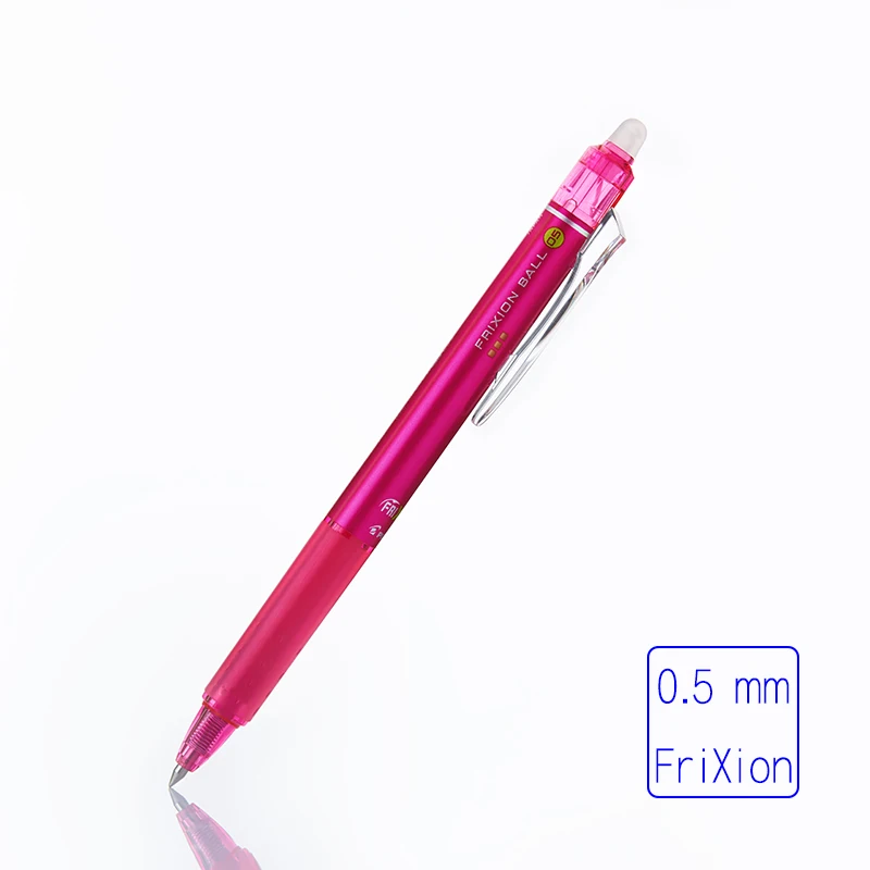 

LifeMaster Pilot FriXion Ball Knock Retractable Gel Pen Pen 0.5 mm Erasable Pen School Pen Japanese Stationery LFBK-23EF