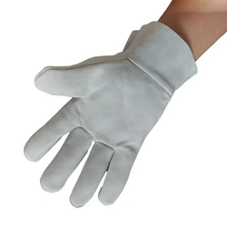 Guantes de cuero para hombre, manoplas cómodas y resistentes al desgaste, para trabajo al aire libre, reparación y transporte, 2021