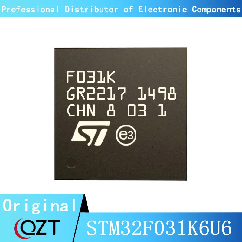 

10pcs/lot STM32F031 STM32F031K6 STM32F031K6U6 UFQFPN-32 Microcontroller chip New spot