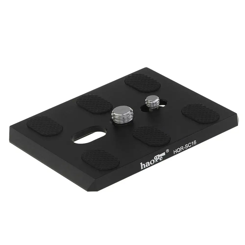 Haoge HQR-SC16 Camera QR Quick Release Plate for Sachtler DV 12, DV 15, Caddy, Video 18/20, Panorama Plus