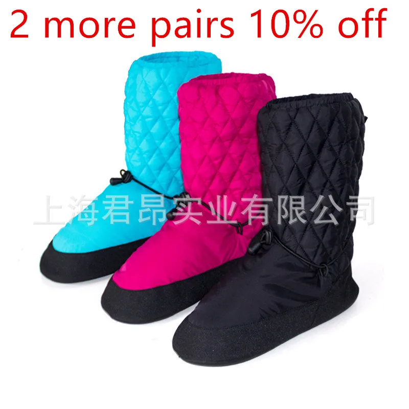 Warm Up Booties Winter Boots Dancing Modern Footwear Belly Contemporary Gym Indoor Shoes Ballet Leisure Sports Women Child Adult