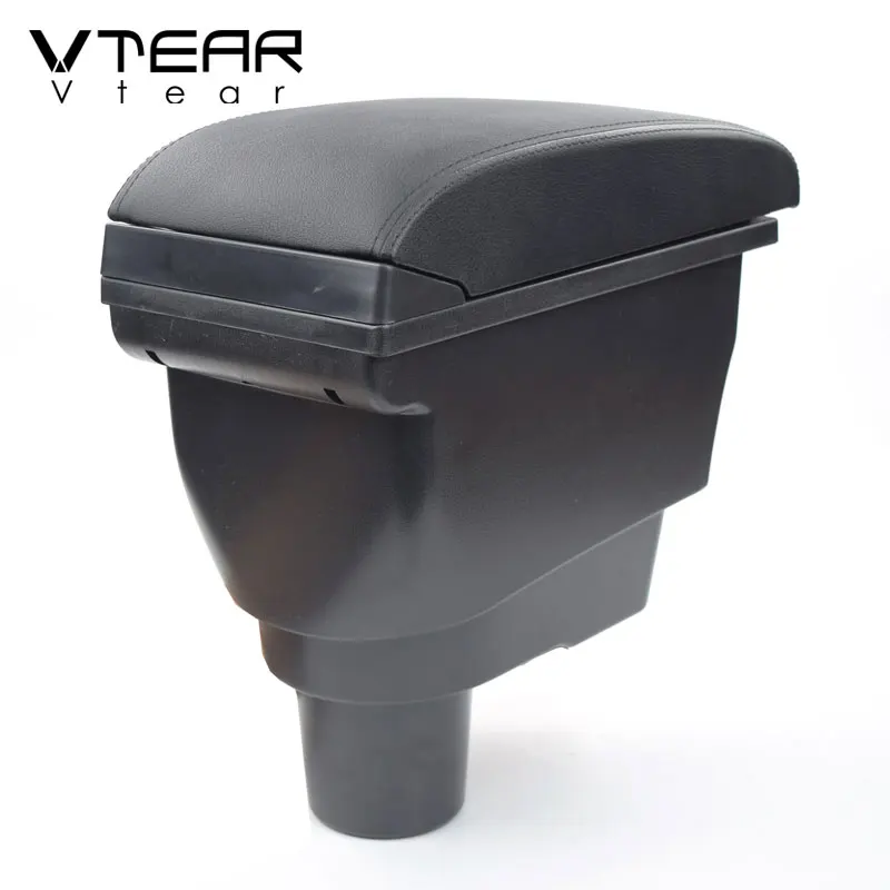 Vtear Car Armrest Box Interior Accessories Arm Rest Center Console Ashtray Cushion Decoration Parts For Hyundai Accent Solaris 2