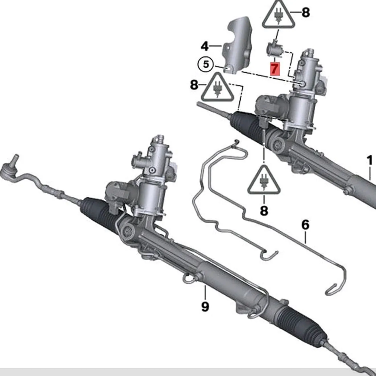 For BMW 32106788658 32106767410 32106788212 32106767408 6764984 Rolls-Royce Torque Converter Electronic Servo Steering System