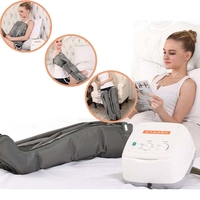 Electric Air Compression Leg Massager Leg Wraps Foot Ankles Calf Massage Machine Promote Blood Circulation Relieve Pain Fatigue