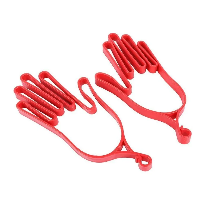 2pcs Red Durable Plastic Golfs Gloves Stretcher Golfs Gloves Hangers Outdoor