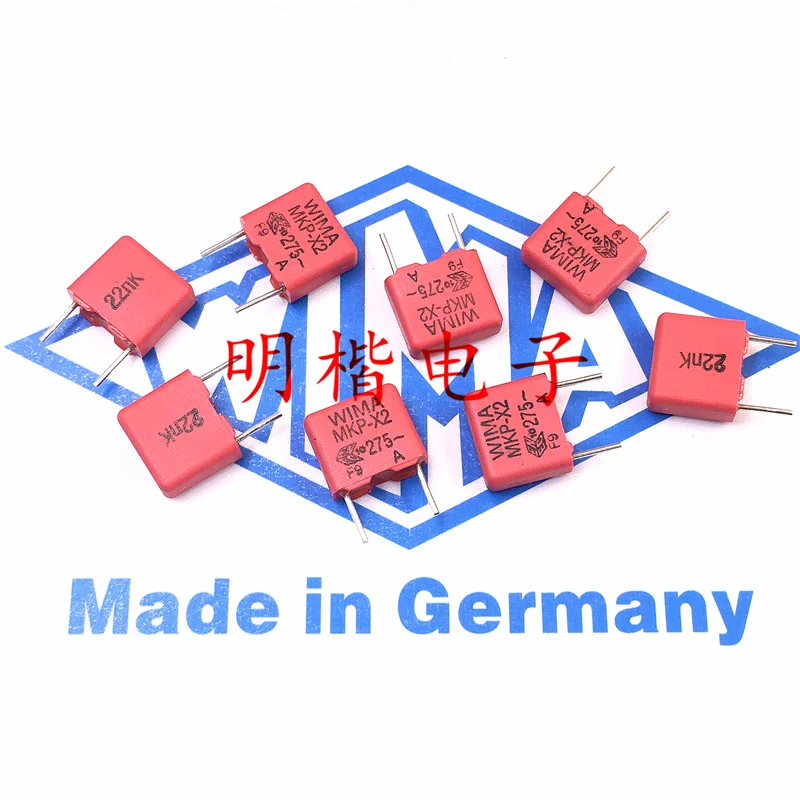 

30pcs WIMA Germany Capacitor MKP-X2 275V 0.022UF 275V AC223 22NF 7.5 Pitch free shipping