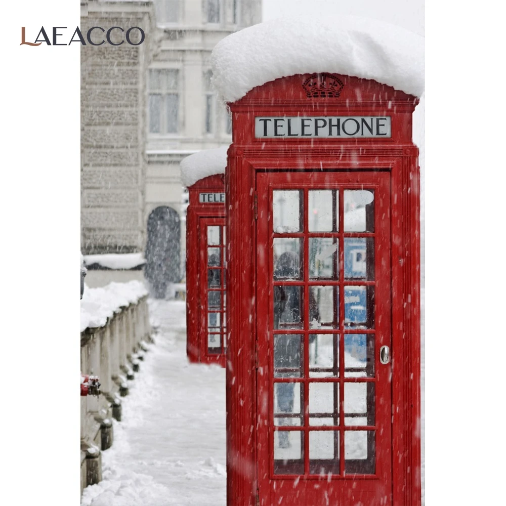 Laeacco لندن لاندمارك بيغ بن كشك الهاتف شارع الطفل صورة خلفيات للتصوير الفوتوغرافي صور خلفيات للصور استوديو