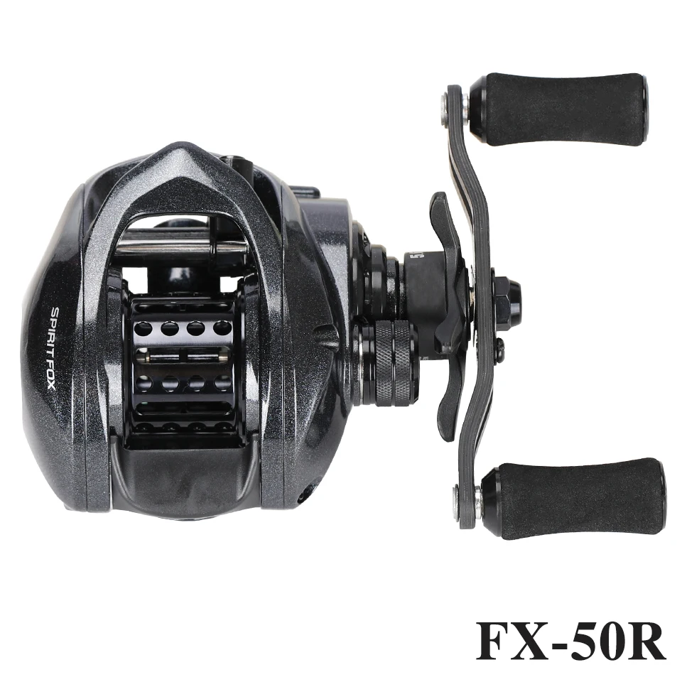 TSURINOYA SPIRIT FOX 50 Baitcasting Fishing Reel Brass Gear 5.6:1