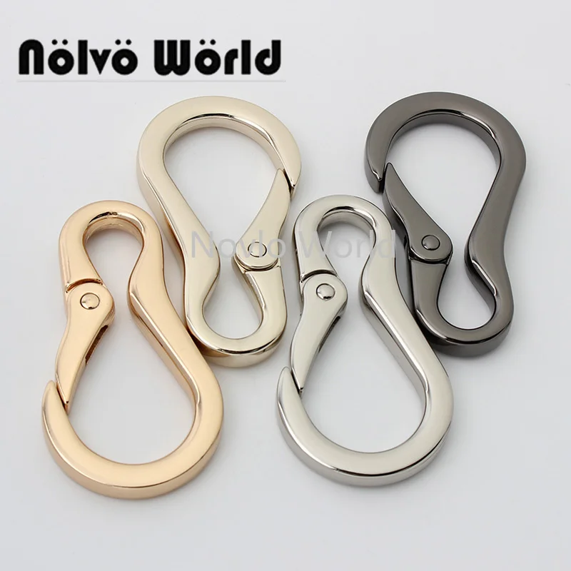 Nolvo World Metal Trigger Clips Hooks Swivel Snap Hooks Lobster Clasps Rotate Buckles Multi-Size Bag Belt Strap Buckle