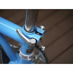 Vouwfiets zadelpenklem H&H voor brompton fiets zadelpen clip zwart zilver