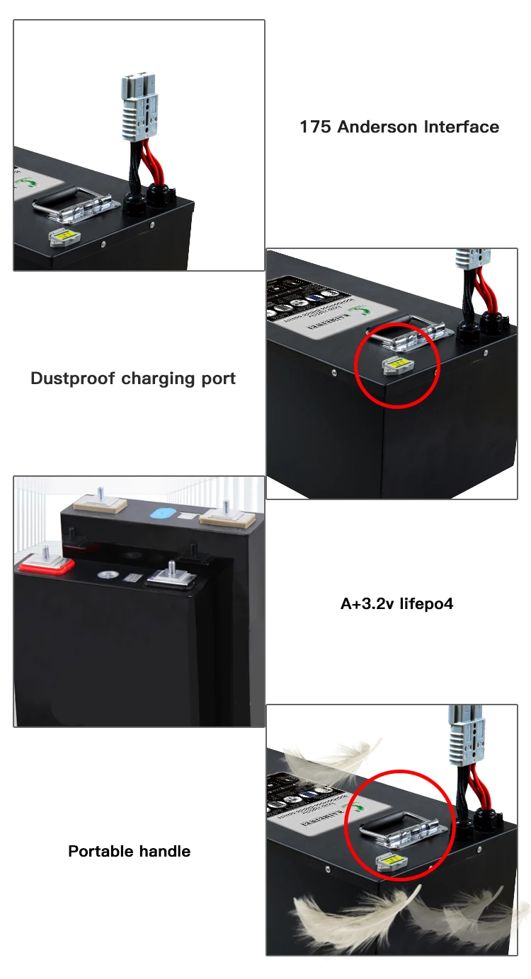 تخصيص 24 فولت lifepo4 بطارية البنك 50ah 100 أمبير بطارية أيون الليثيوم حزمة lifepo4 قارب بطارية دورة عميقة مع bms