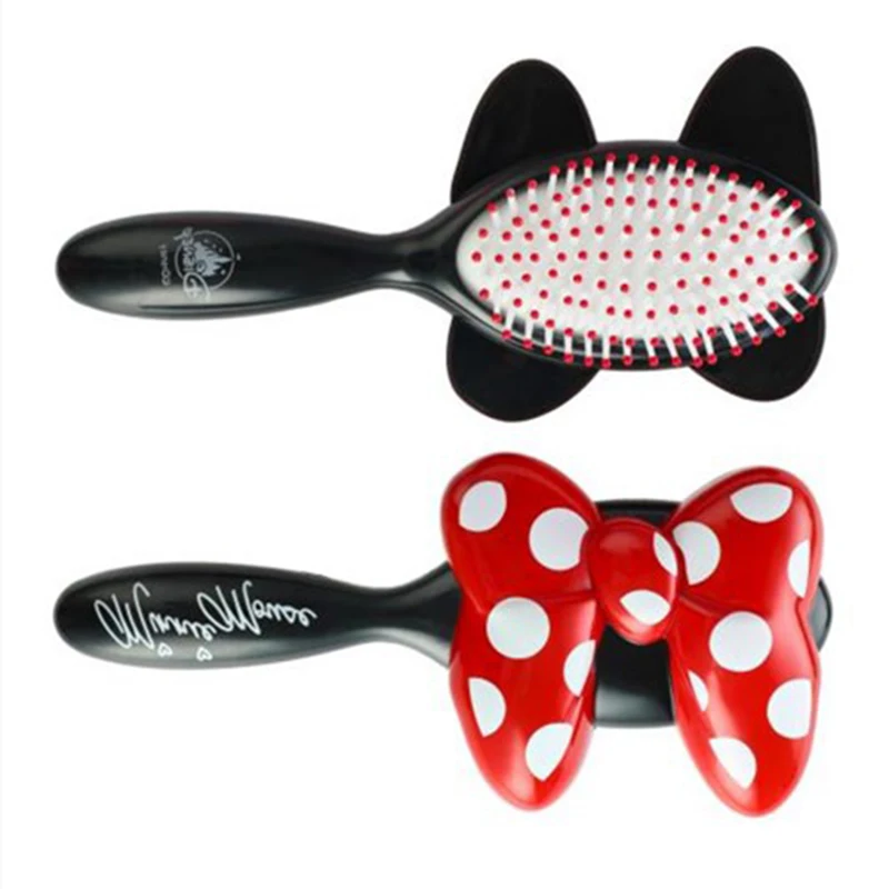 Disney 1pcs Cartoon Mickey Minnie Comb Anti-Static Air Cushion Hair Care Brushes Baby Girls Dress Up Makeups Toy Gifts