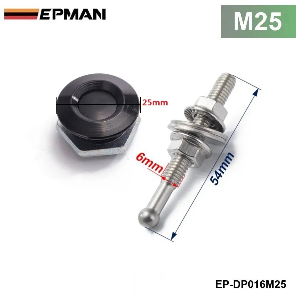 1 "uniwersalny aluminiowy szybki zatrzask przycisk kęsy kołki maski klips blokujący do VW Golf EP-DP016M25/EP-DP017M25 — zdjęcie 3