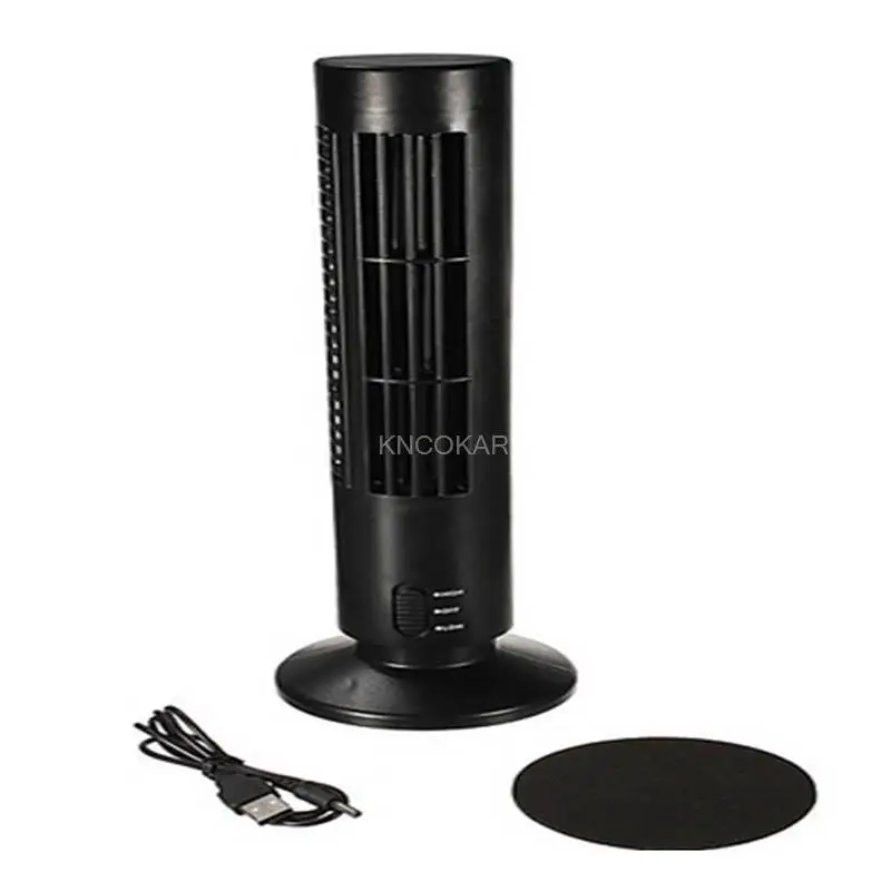 مروحة usb صغيرة محمولة ، برج تبريد ، بدون شفرات ، بدون أوراق ، للمنزل والمكتب