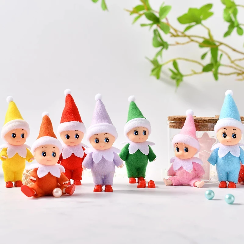 Creative Christmas Elf Baby Doll Oranments Merry Christmas Decor for Home  Happy New Year Pedents Noel Kids Gifts Favor