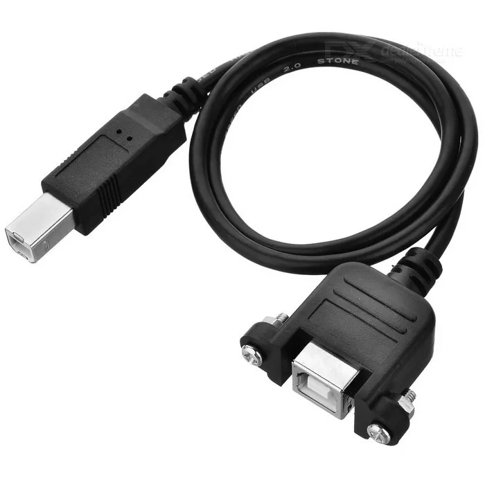 USB2.0 A Male to USB B Male Type B BM Right Left Angle Printer scanner 90 degree cable 30cm 50cm 100cm BM Angled extension Cable