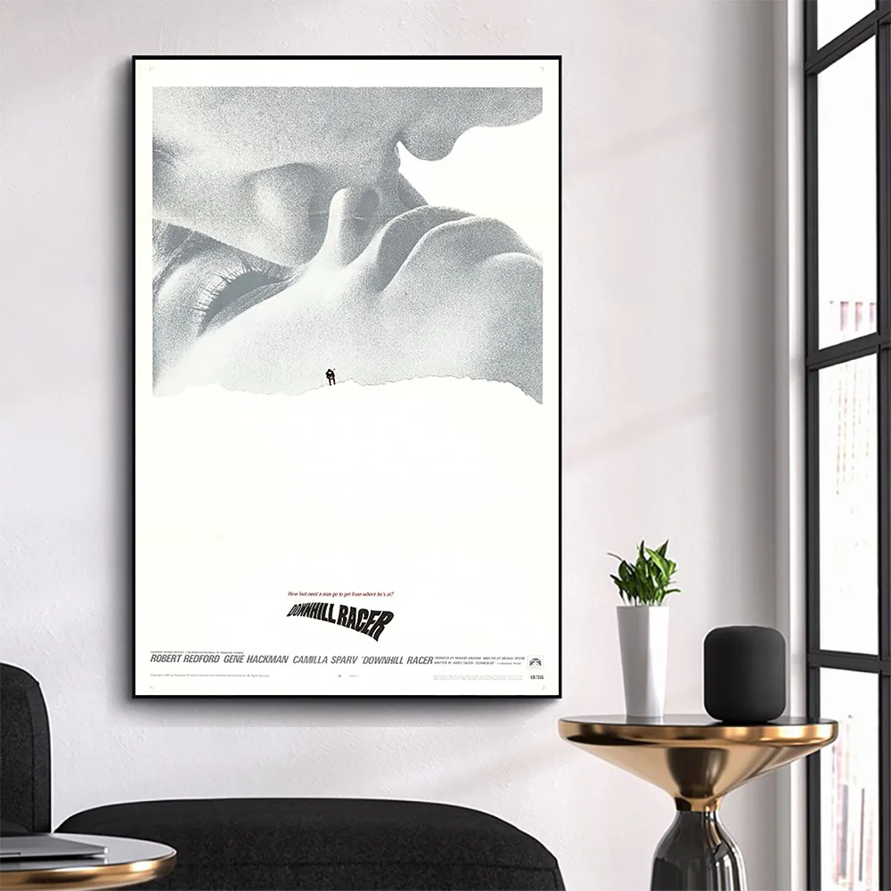 

WM3365 Downhill Racer Classic Movie HD Silk Fabric Poster Art Decor Indoor Painting Gift