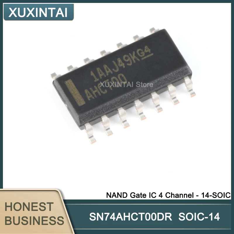 50Pcs/Lot  New Original  SN74AHCT00DR SN74AHC NAND Gate IC 4 Channel - 14-SOIC