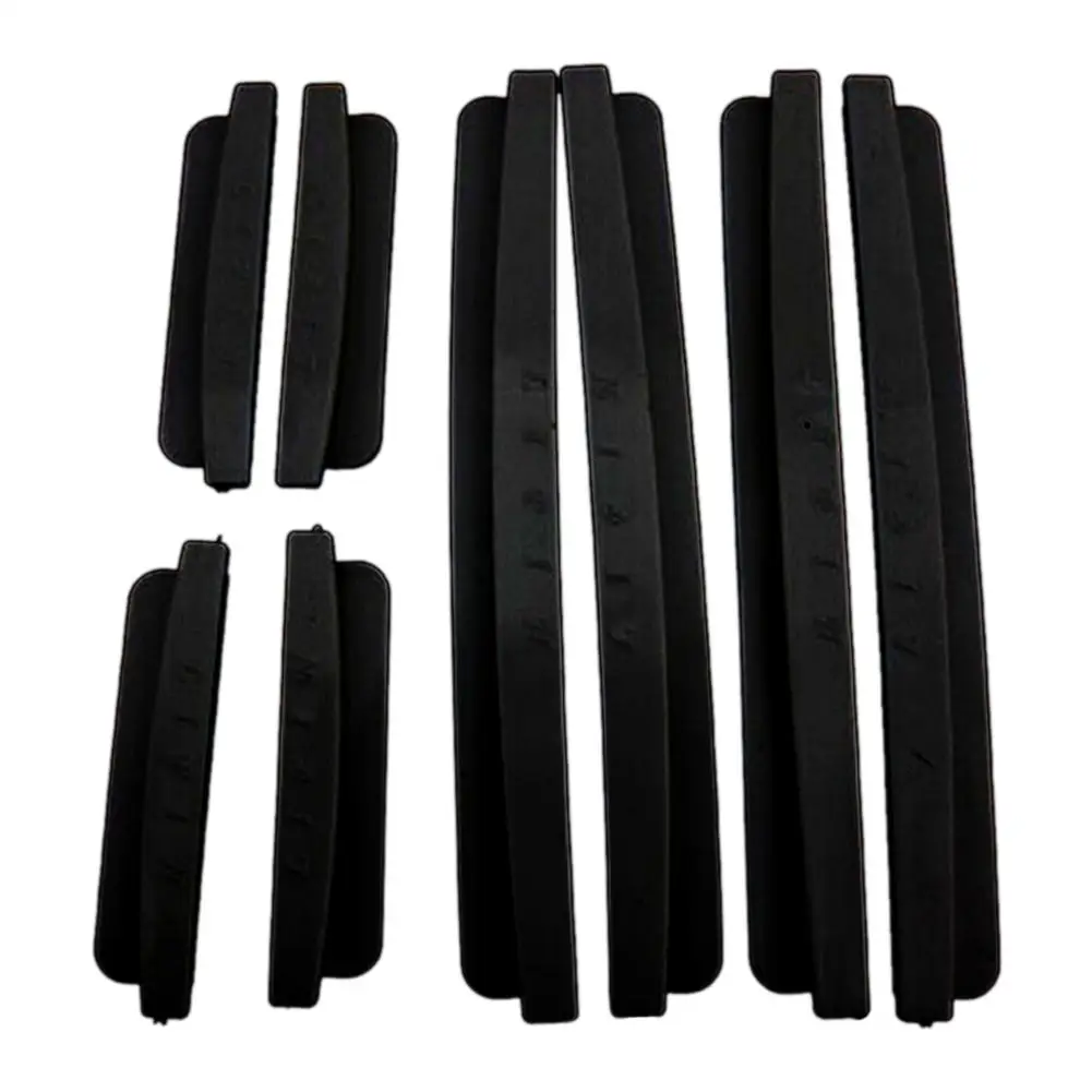 8Pcs Universal Auto Door Edge Bumper Guard Protector Cover Moulding Trim Strip Car Styling Accessories