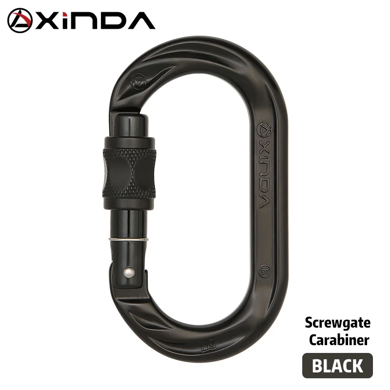 XINDA 24kN Aluminum O-Shape Carabiner Climbing Hook