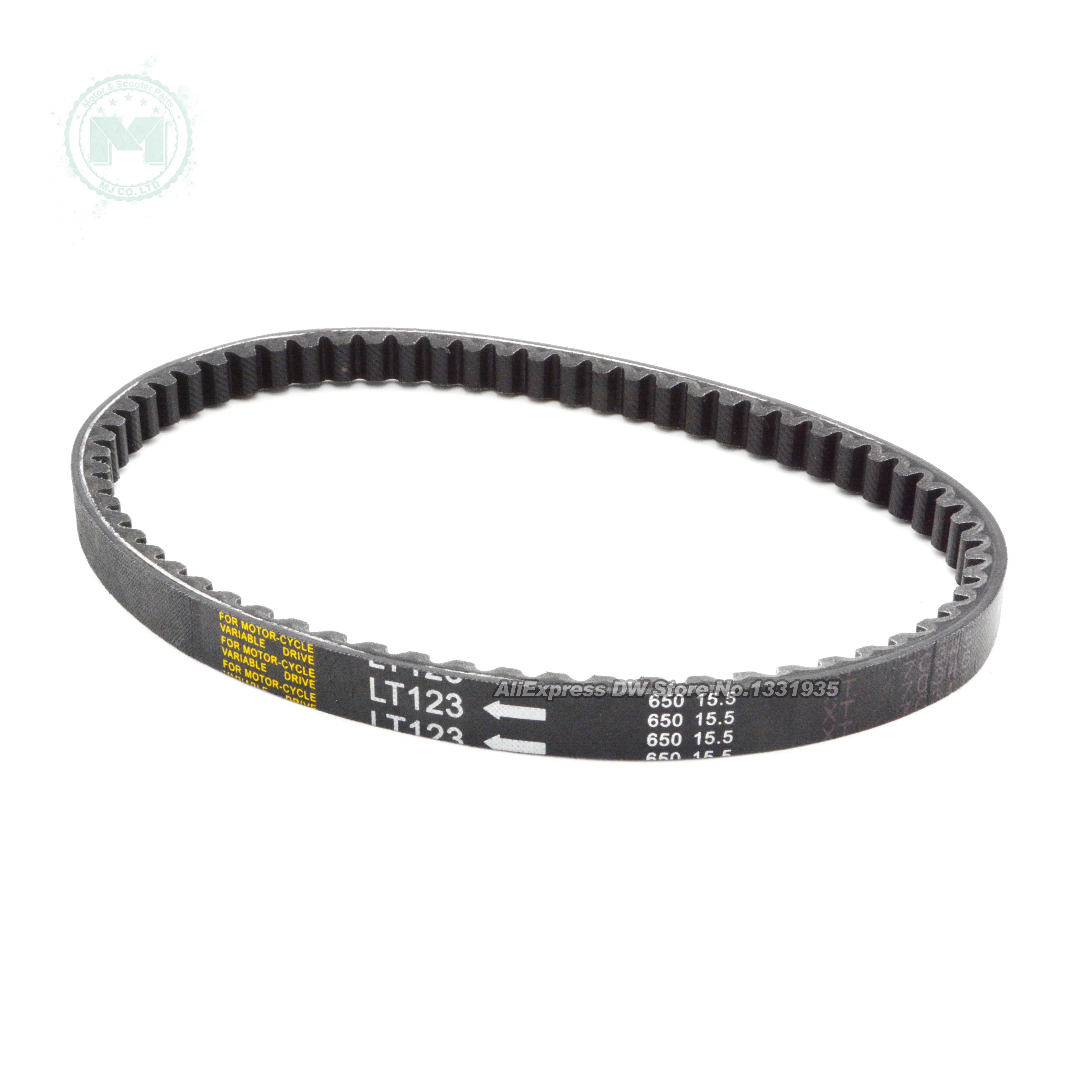 LT123 650 15.5 Motorcycle Scooter Moped ATV High Quality Rubber drive belt for AD 50